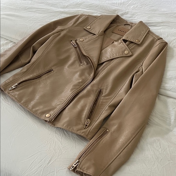 Blank NYC Vegan Leather Moto Jacket - Picture 1 of 3
